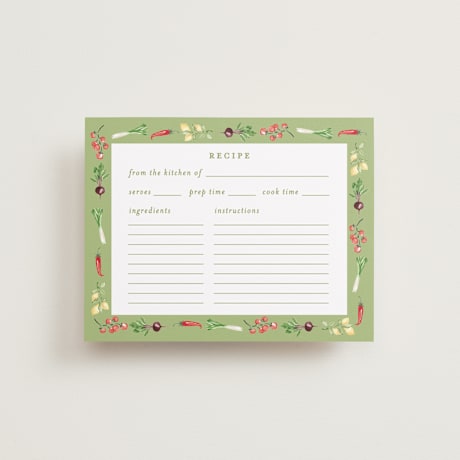 Bridal Shower Insert Cards