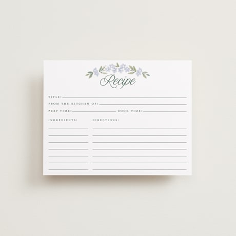 Bridal Shower Insert Cards