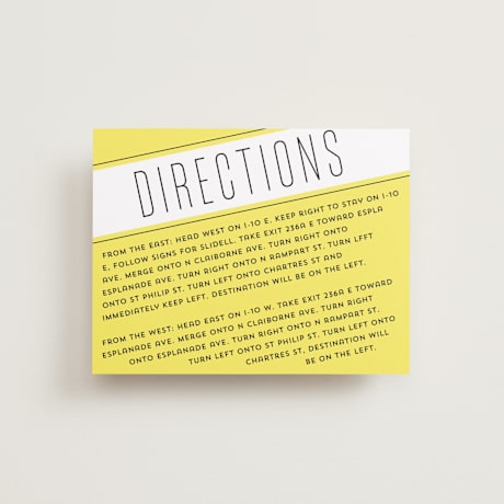 Direction Cards
