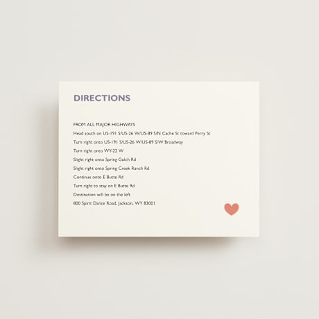 Direction Cards