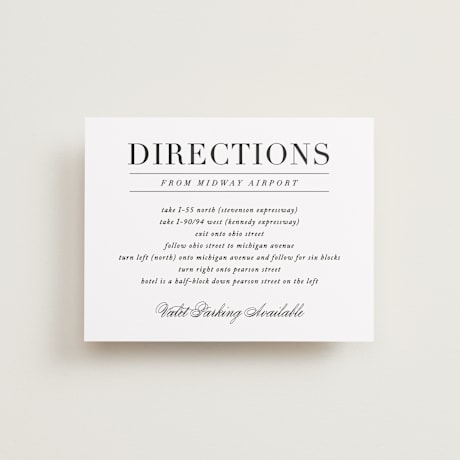 Direction Cards