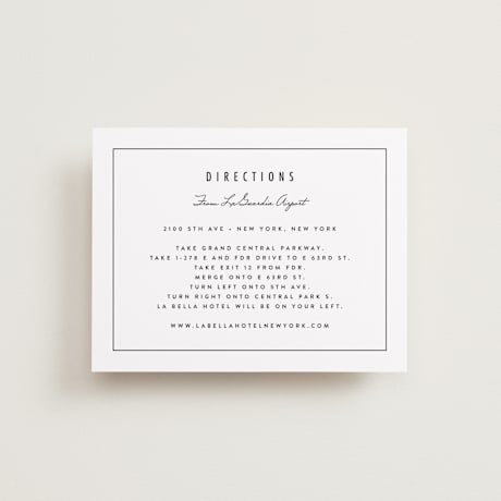 Direction Cards