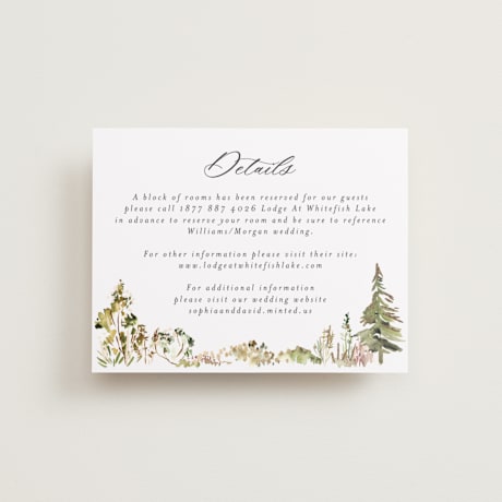 Foil-Pressed Direction Cards