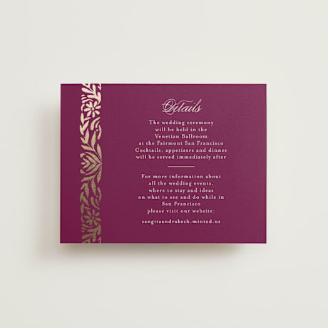 Reception Cards