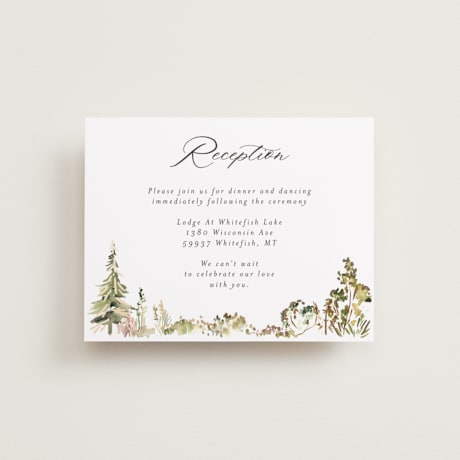 Foil-Pressed Reception Cards