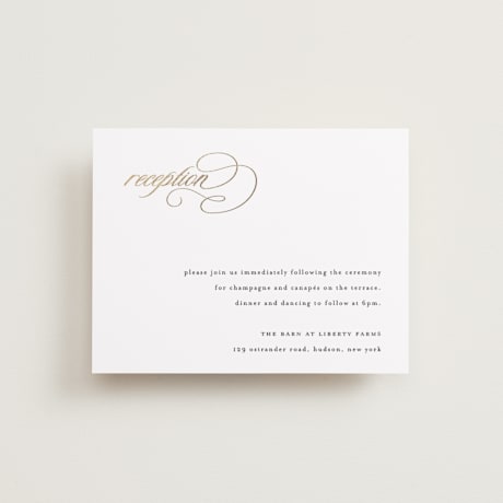 Reception Cards