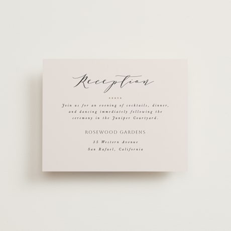 Reception Cards