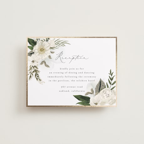 Foil-Pressed Reception Cards