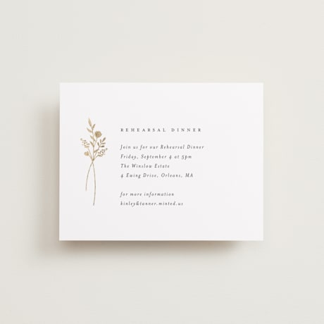 Rehearsal Dinner Cards