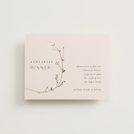 Rehearsal Dinner Cards