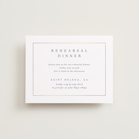 Rehearsal Dinner Cards