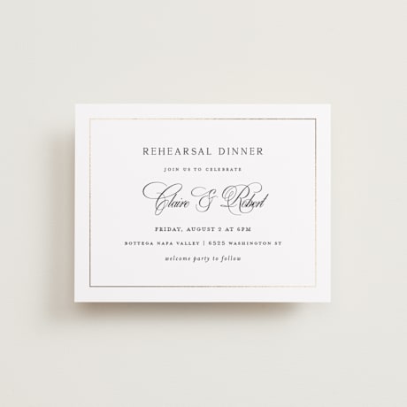 Rehearsal Dinner Cards