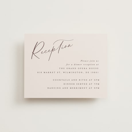 Reception Cards