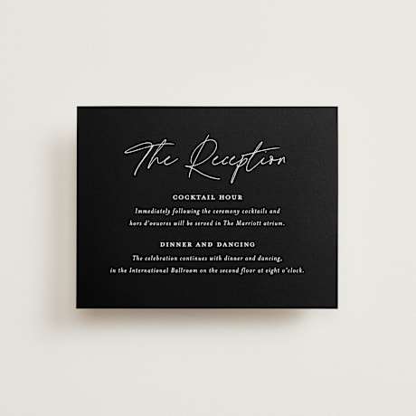 Reception Cards