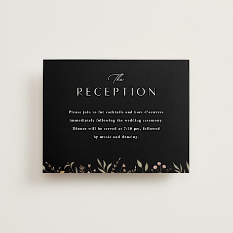 Reception Cards