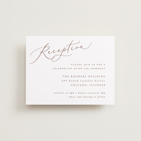 Reception Cards