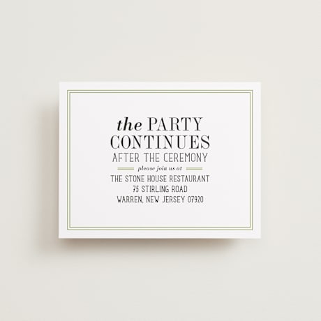 Reception Cards