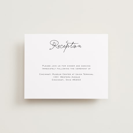 Reception Cards