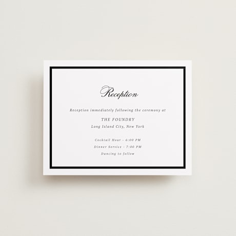 Reception Cards
