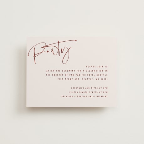 Reception Cards