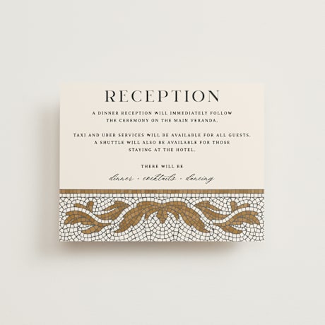 Reception Cards