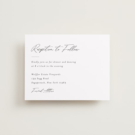 Reception Cards