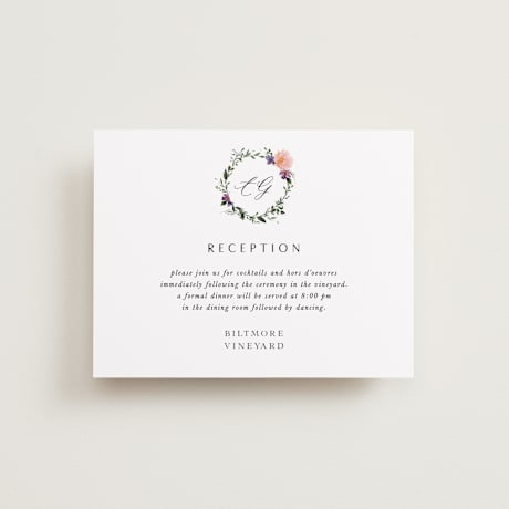 Reception Cards