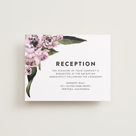 Reception Cards