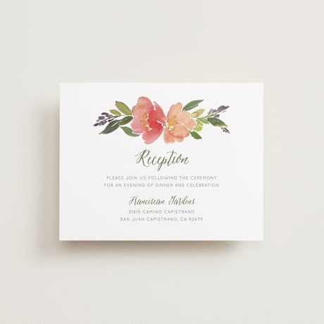 Reception Cards