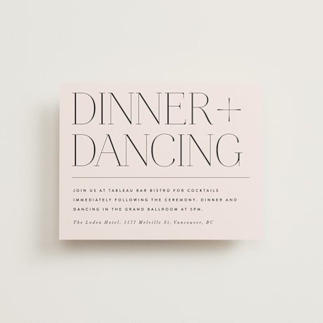 Reception Cards