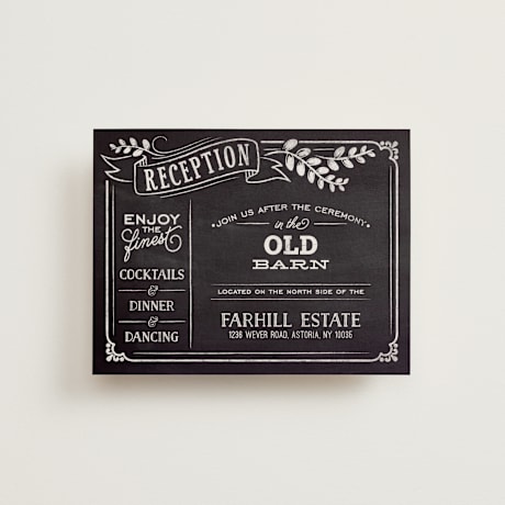 Reception Cards