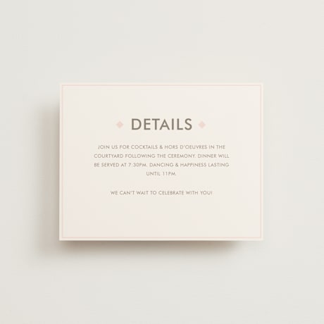 Reception Cards