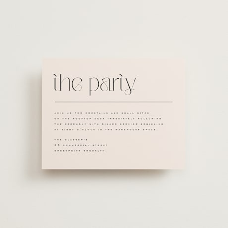 Reception Cards