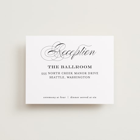 Reception Cards