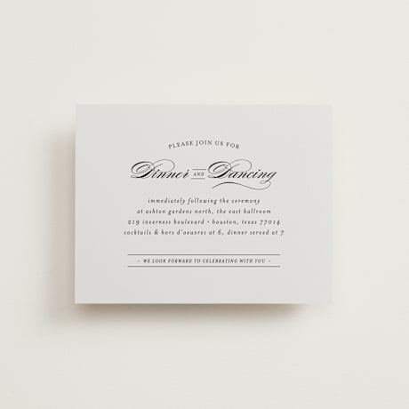 Reception Cards