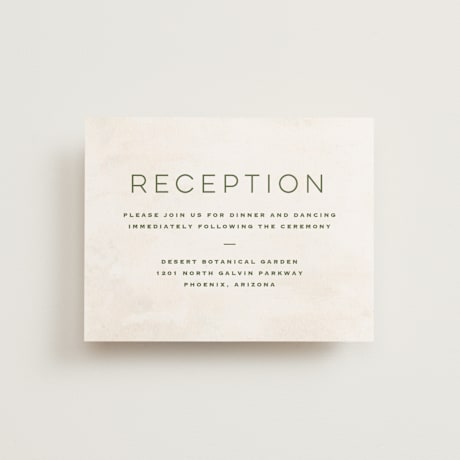 Reception Cards