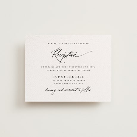 Reception Cards