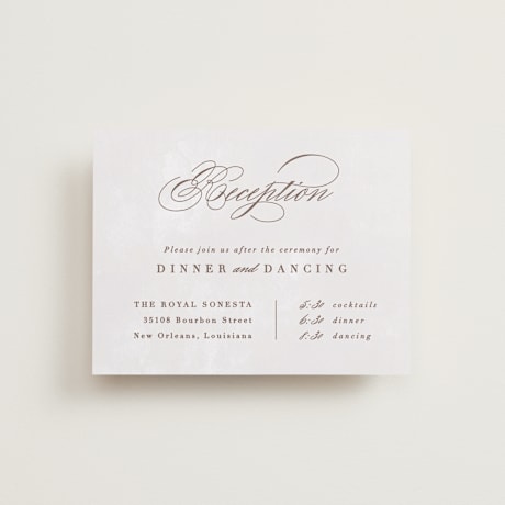 Reception Cards