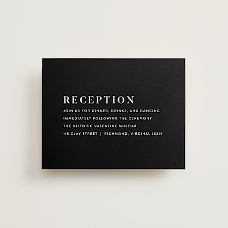 Reception Cards