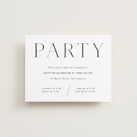 Reception Cards