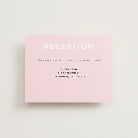 Reception Cards