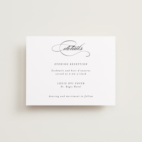 Reception Cards