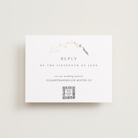 RSVP Online Enclosure Cards