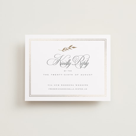 RSVP Online Enclosure Cards