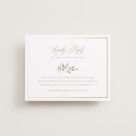 RSVP Online Enclosure Cards
