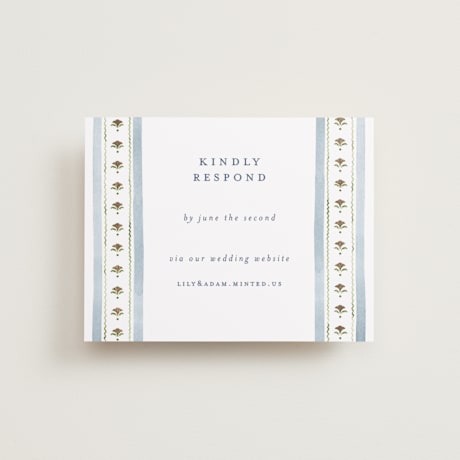 Foil-Pressed RSVP Online Enclosure Cards