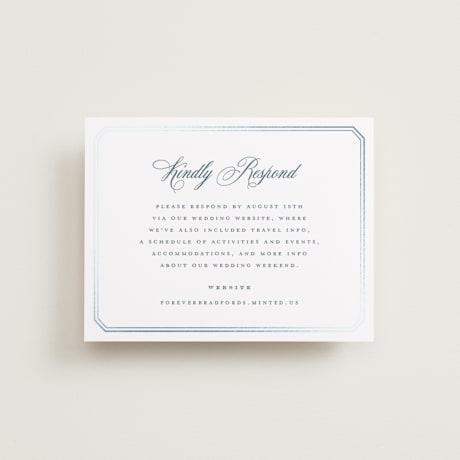 RSVP Online Enclosure Cards
