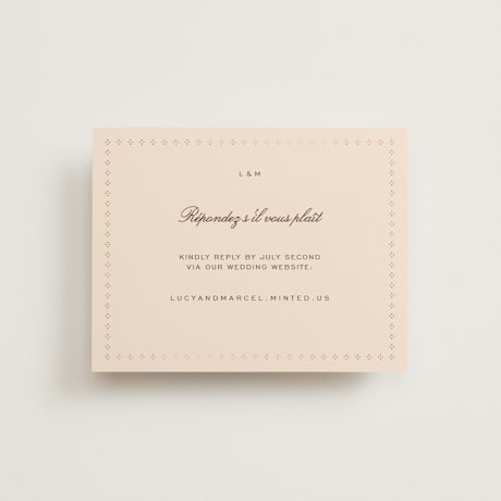 Foil-Pressed RSVP Online Enclosure Cards