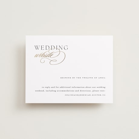 RSVP Online Enclosure Cards