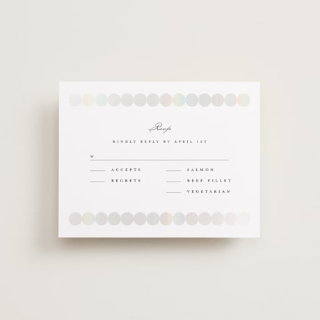 Gloss-Press RSVP Cards